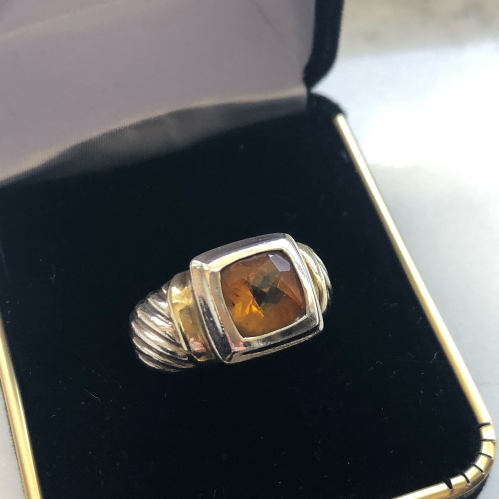 David Yurman Noblesse Citrine Ring